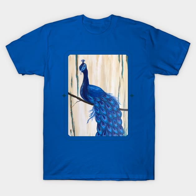 Peacock T-Shirt by Kat Heitzman